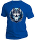 Blue Majestic Wolf T-Shirt