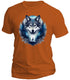 Blue Majestic Wolf T-Shirt