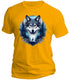 Blue Majestic Wolf T-Shirt