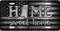 Mississippi Black and Gray Flag Home Sweet Home License Plate