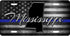 Mississippi Thin Line License Plate