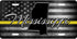 Mississippi Thin Line License Plate