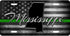 Mississippi Thin Line License Plate