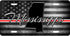 Mississippi Thin Line License Plate