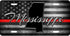 Mississippi Thin Line License Plate