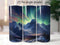 Northern Lights oil 20 oz Skinny Tumbler Sublimation Design