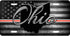 Ohio Thin Line License Plate