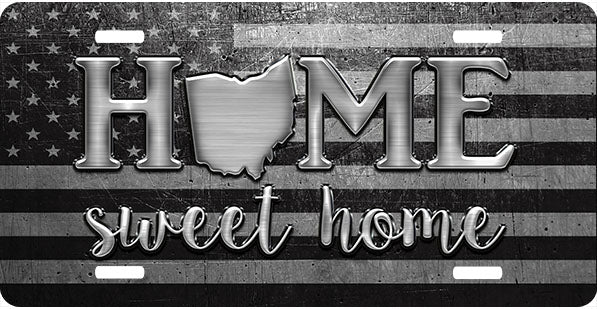 Ohio Home Sweet Home License Plate