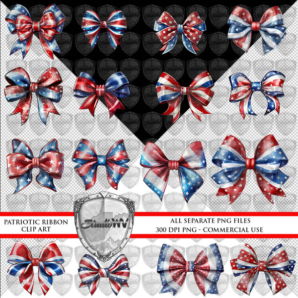 Patriotic Ribbon Clip Art Download