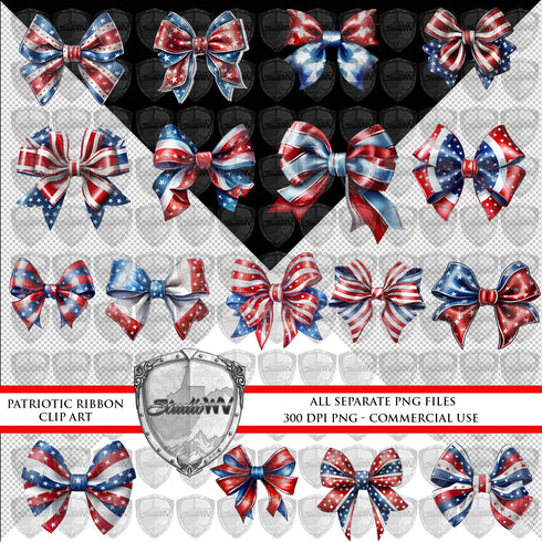 Patriotic Ribbon Clip Art Download