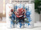 Patriotic Roses 20 oz Skinny Tumbler Sublimation Design