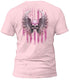Freedom Flight Pink Skull T-Shirt