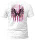 Freedom Flight Pink Skull T-Shirt
