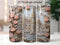 Peach Floral 3D Castle 20 oz Skinny Tumbler Sublimation Design