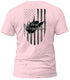 West Virginia Metal Flag T-Shirt