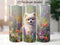 Pomeranian Puppy 20 oz Skinny Tumbler Sublimation Design