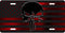 Punisher Red Flag License Plate