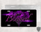 Blessed Purple Bleeding Rose License Plate