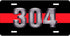 Red Line License Plate