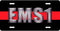 Red Line License Plate
