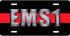 Red Line License Plate