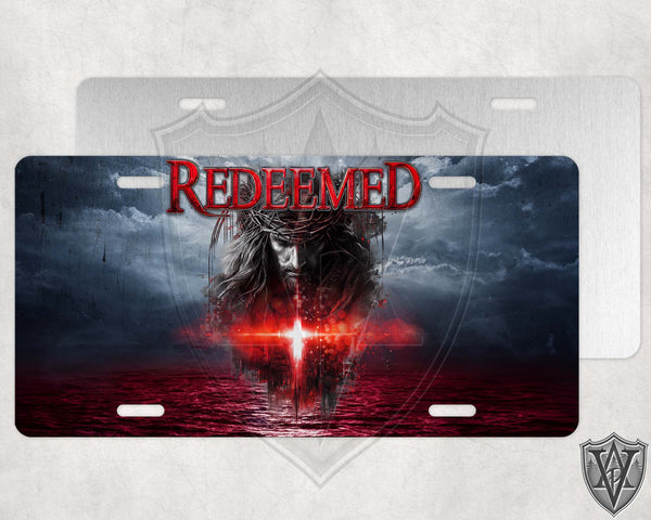 Redeemed License Plate