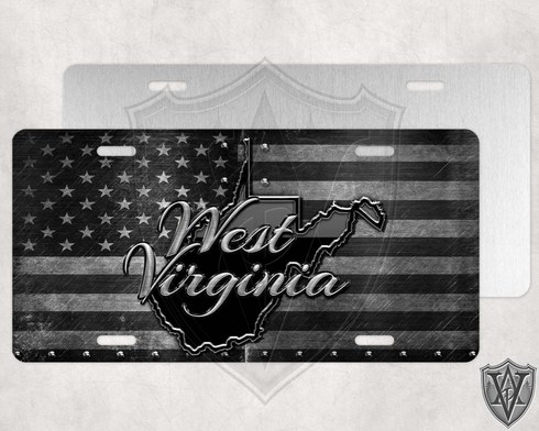 West Virginia Rivets License Plate