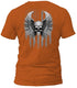 Freedom Flight Gray Skull T-Shirt
