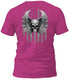 Freedom Flight Gray Skull T-Shirt
