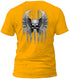Freedom Flight Gray Skull T-Shirt