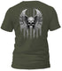 Freedom Flight Gray Skull T-Shirt