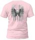 Freedom Flight Gray Skull T-Shirt