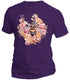 Honey Bee and Pink Flowers T-Shirt