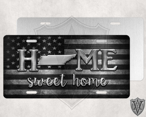 Tennessee Home Sweet Home License Plate