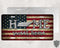 Tennessee Tea Stained Flag Home Sweet Home License Plate