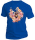 Honey Bee and Pink Flowers T-Shirt
