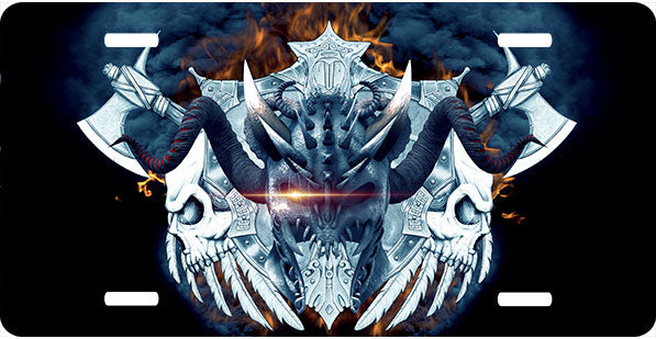 Viking Helm License Plate