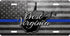 West Virginia Thin Lines License Plate