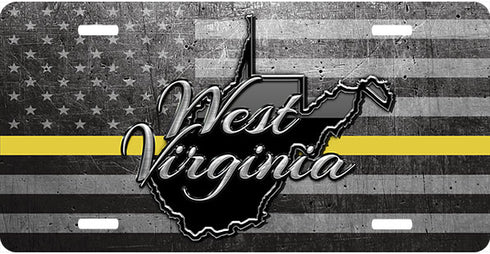 West Virginia Thin Lines License Plate