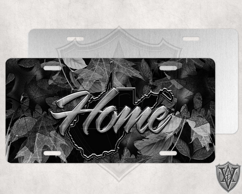 West Virginia Home Leaves License Plate