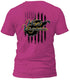 West Virginia Blue and Distressed Flag T-Shirt