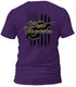 West Virginia Blue and Distressed Flag T-Shirt