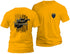 West Virginia Blue and Distressed Flag T-Shirt