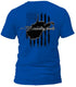 West Virginia Country Roads and Flag T-Shirt
