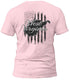 West Virginia Gray and Distressed Flag T-Shirt