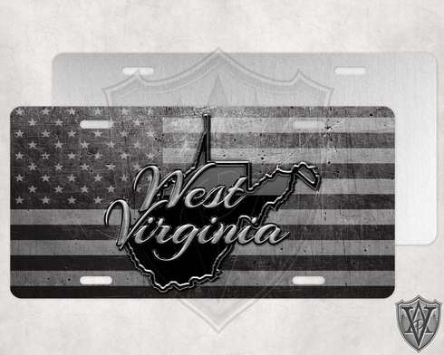 West Virginia Thin Lines License Plate