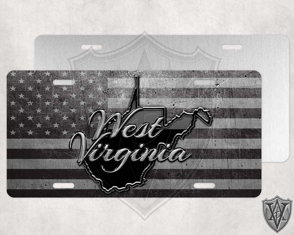 West Virginia Thin Lines License Plate