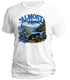West Virginia Almost Heaven Blue ATV T-Shirt