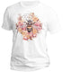 Honey Bee and Pink Flowers T-Shirt