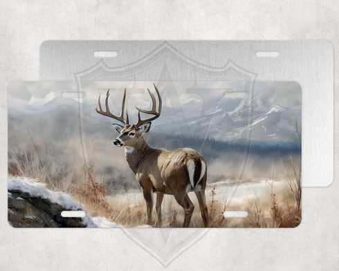 Whitetail Deer License Plate